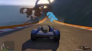 Cliffside stunt race