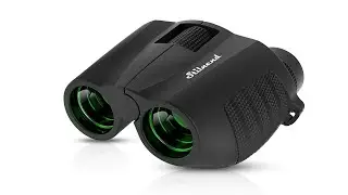 Binoculars 12x25, HD Professional Waterproof Binoculars with Low Light Night Vision, Durable & Clear