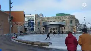 Downtown Moncton Skating Jan 1 2022.  4c.
