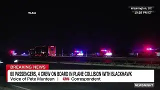 Eye Witness DESCRIBES MOMENT Passenger Jet COLLIDED With US Army Helicopter.