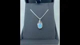 Opal Diamond Factory | South Australian Crystal Opal Pendant
