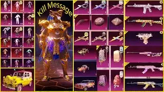 Kill Message 20,00,000 UC Inventory | PUBG MOBILE