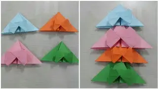 Easy Origami Bookmark Corner | Corner Bookmark Ideas | Origami Bookmark | DIY Bookmark | Easy Craft