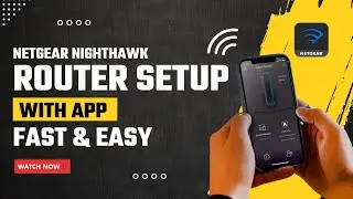 Быстрая и простая настройка маршрутизатора NETGEAR Nighthawk с помощью приложения.