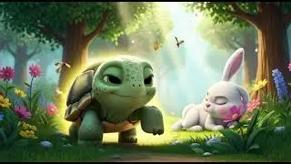 Run Run Race 🐢🐰 | Tortoise & Hare Rhyme | Mello Bee Kids Songs@Mellobee-z4p