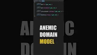 Don't End Up With an Anemic Domain Model #shorts