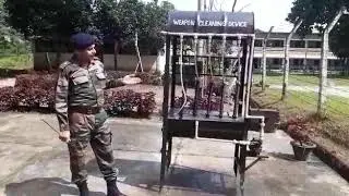 weapon cleaning machine Indian Army