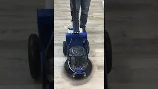 Cleaning Luxury Vinyl Floor - Power Mopping