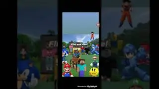Steve sonic Mario Luigi Goku megaman pacman Roblox meet the Minecraft movie Steve challenge 2025