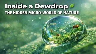 Inside a Dewdrop | The Hidden Micro-World of Nature in Stunning 4K l Mesmerizing Micro Nature