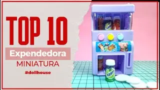 Maquina expendedora en miniatura para casa de muñecas doll House