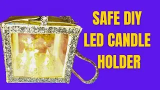 Safe DIY LED Candle Holder