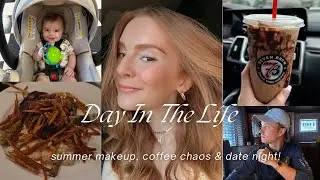 Mom of 5 GRWM and Everyday Summer Makeup  | Spilled Coffee & a Much Needed Date night!