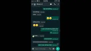Whatsapp Chat Bf Gf || Bf exited for $ex || Romantic Chat || Part 1