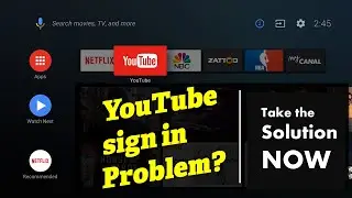 Android Smart TV YouTube Sign-in Problem Solved in 5 MINUTES