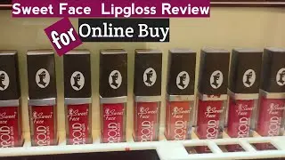 Affordable Lipgloss for Parlors // Sweet Face lipgloss Review //
