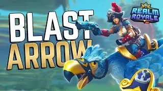 900+ Damage with 1 Ability?! | Realm Royale Hunter Blast-Arrow Build