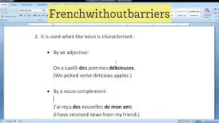 ✨ Master the Indefinite Articles in French! 🇫🇷