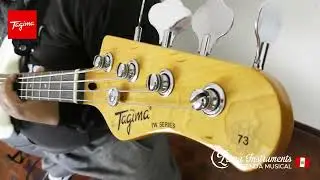 TAGIMA JAZZ BASS TW-73 WOODSTOCK SERIES - METALLICA COVER