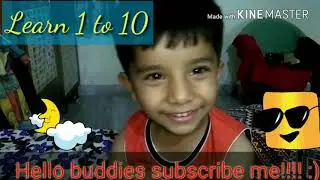 Learn 1 to 10 for kids age between 2-5 years