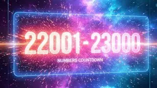 ​🔴 ALERT! 🚨 अब तक की सबसे लंबी गिनती | 22001 से 23000 | Numbers Countdown (Fast Edition) ⚡