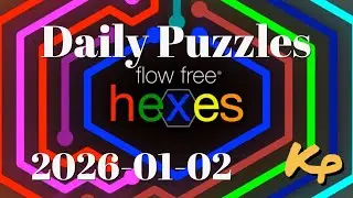 Flow Free Hexes - Daily Puzzles - 2026-01-02 - January 2nd 2026