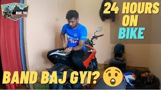 24 Hours On My Motorcycle ( Hero Xtreme 160r ) Challenge | Beat The Milestones