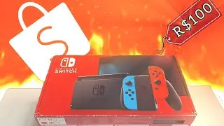 Comprei um switch desbloqueado de 100 reais