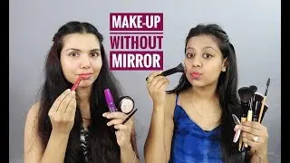 2 Minute Makeup Challenge Without Mirror | omnistyles