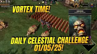 Kronos: Daily Celestial Challenge (01/05/25) - Age of Mythology: Retold - Immortal Pillars! Vortex!
