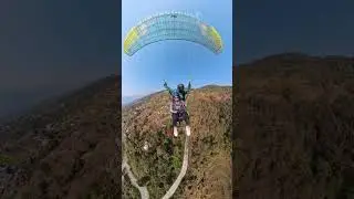 #Paragliding in Pokhara Nepal# 