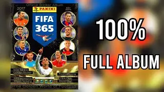 Panini Full Sticker Album FIFA 365 2017 100% - COMPLETE, LLENO, COMPLETO, ЗАПОЛНЕННЫЙ