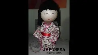 DIY - Japonesa garrafa pet 1 litro