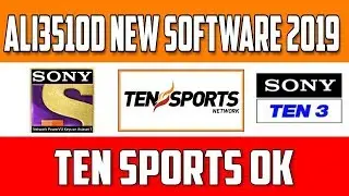Ali3510D New Powervu Software 2019||Ten Sports Ok||Crazy Receivers