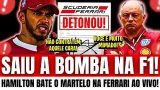 Lewis Hamilton DETONA a Ferrari AO VIVO | Perez HUMILHA a Red Bull | Russell EM APUROS na Mercedes