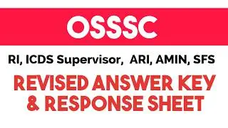 OSSSC || REVISED ANSWER KEY