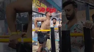 Calisthenics Street Lifting Competition - Weighted Dips!💪🏻🔥