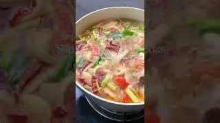 Sup Ayam Jamur pedas 🤤🤤 #supayam