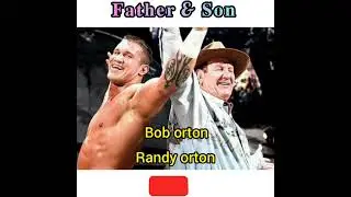 Wwe superstar father and son happy father's day ❤ #shorts #shortsfeed #wwe