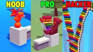 NOOB vs PRO vs HACKER - Slice it All