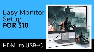 HDMI to USB-C Adapter: Easy Monitor Setup for $10