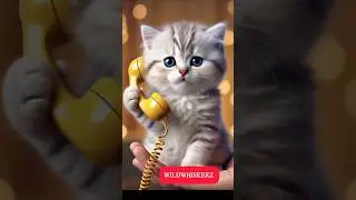 Cutest Baby Cat Talking on the Phone &ndash; You Won&rsquo;t Believe What She Says!