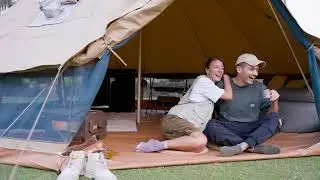 🔆NEW! KingCamp KHAN X | 4-Season Canvas Bell Tent for Glamping, Camping & Families