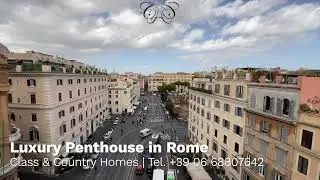 Rome Historic Center | Exclusive Penthouse with Terrace for Rent