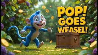 Pop! Goes the Weasel 🎵 | Classic Nursery Rhyme with FUN Animation! | Kids Songs & Learning