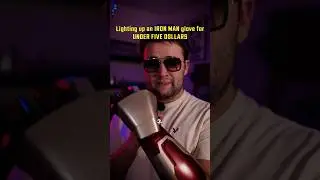 How to make your #ironman glove LIGHT UP for under FIVE DOLLARS #tonystark #marvel #cosplay