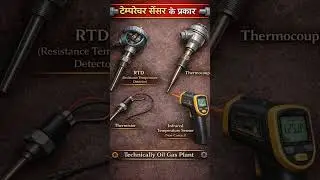 RTD Temperature Sensor (With Thermowell & Head)Technically Oil Gas Plant👍 Like | Subscribe | Share