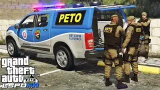 GTA V PMBA - PETO PRENDE HOMEM QUE USAVA CARRO DA MÃE PRA FAZER TRANSPORTE DE DROGAS #258