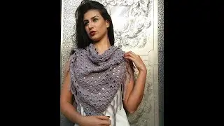 Xale de Crochê Com Simone Lemos