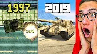 Reacting To THE EVOLUTION OF GTA! 1997 - 2019